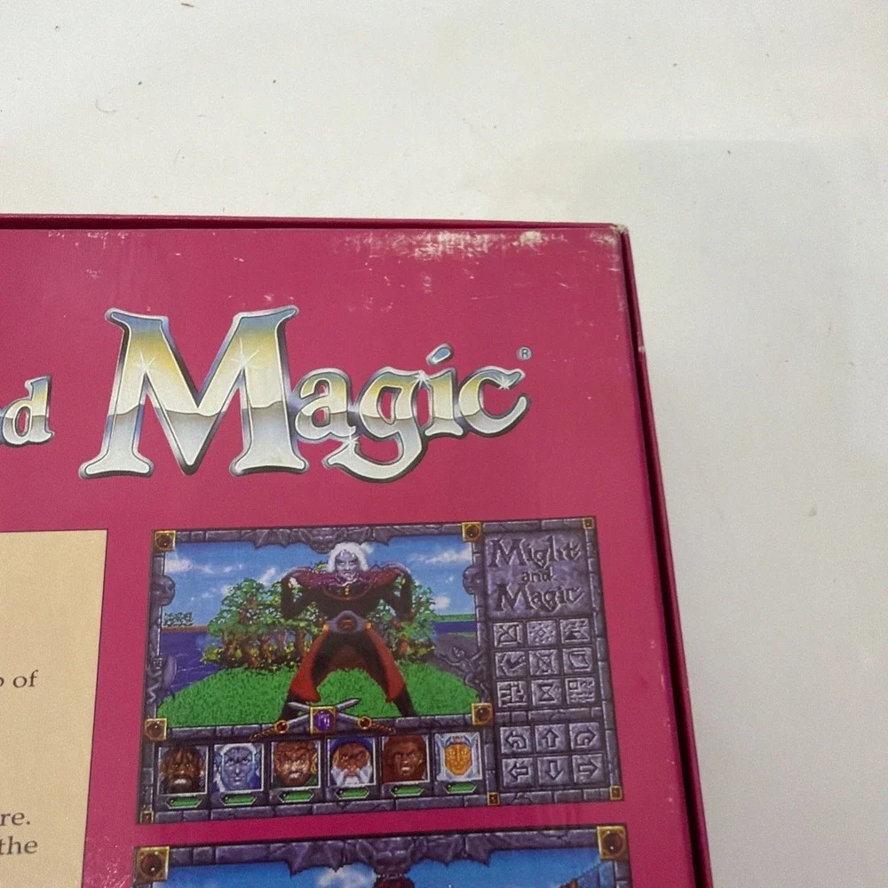 Might And Magic: Clouds Of Xeen, Vintage PC Game, 5.25 disc, 1992, CIB, First Ed